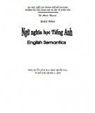 Giáo trình Ngữ nghĩa học tiếng Anh (English Semantics): Phần 1 - Tô Minh Thanh (ĐH KHXH&NV TP.HCM)