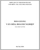 Bài giảng Văn hoá doanh nghiệp: Phần 2