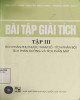 Ebook Bài tập Giải tích (Tập 3): Phần 1